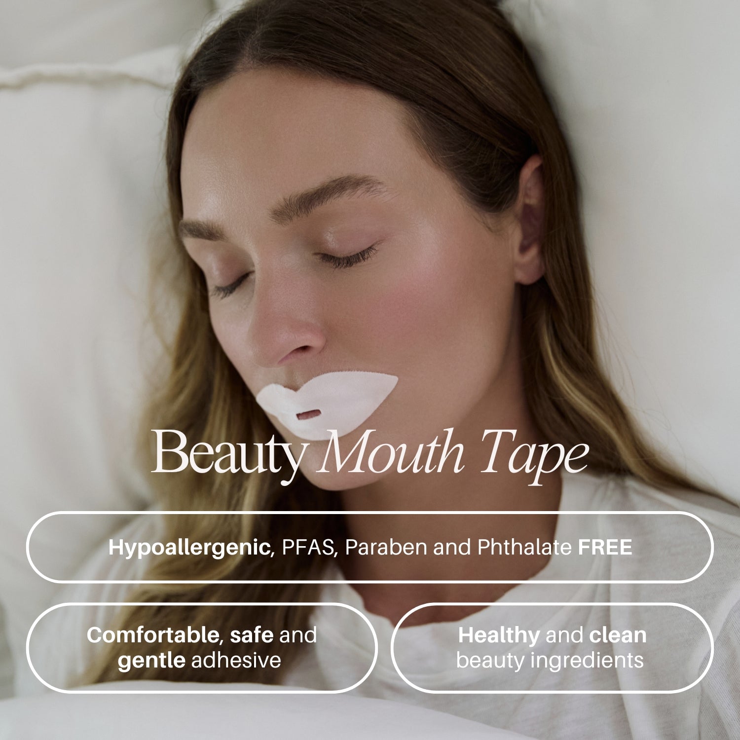 Pink Beauty Mouth Tape Lips With Hydrating Collagen
