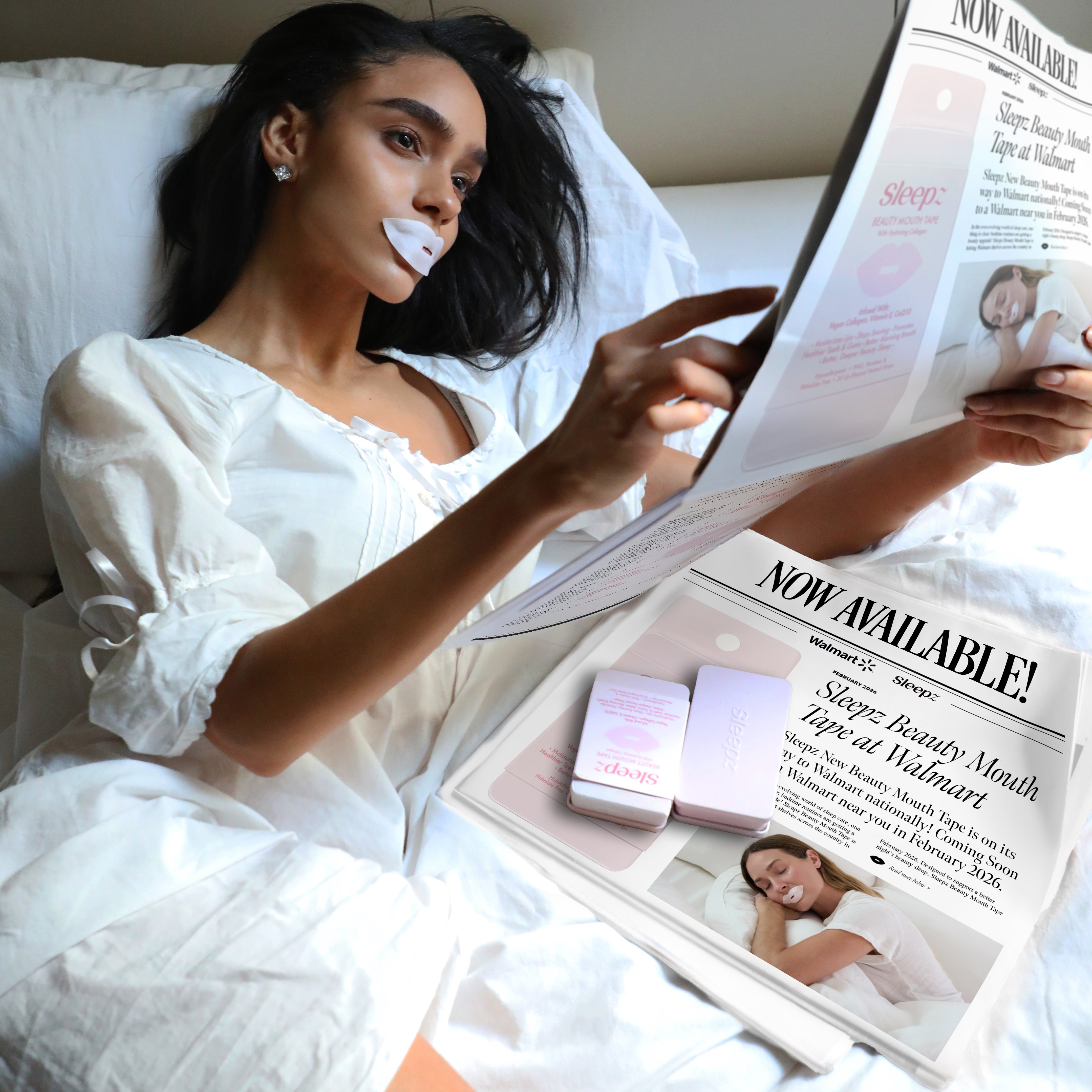 Pink Beauty Mouth Tape Lips With Hydrating Collagen