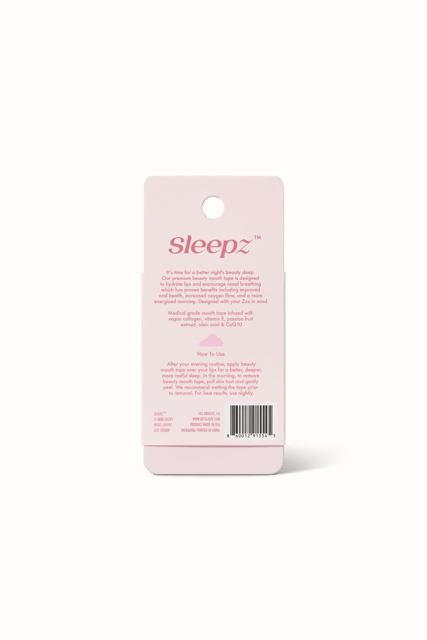 Pink Beauty Mouth Tape Lips With Hydrating Collagen