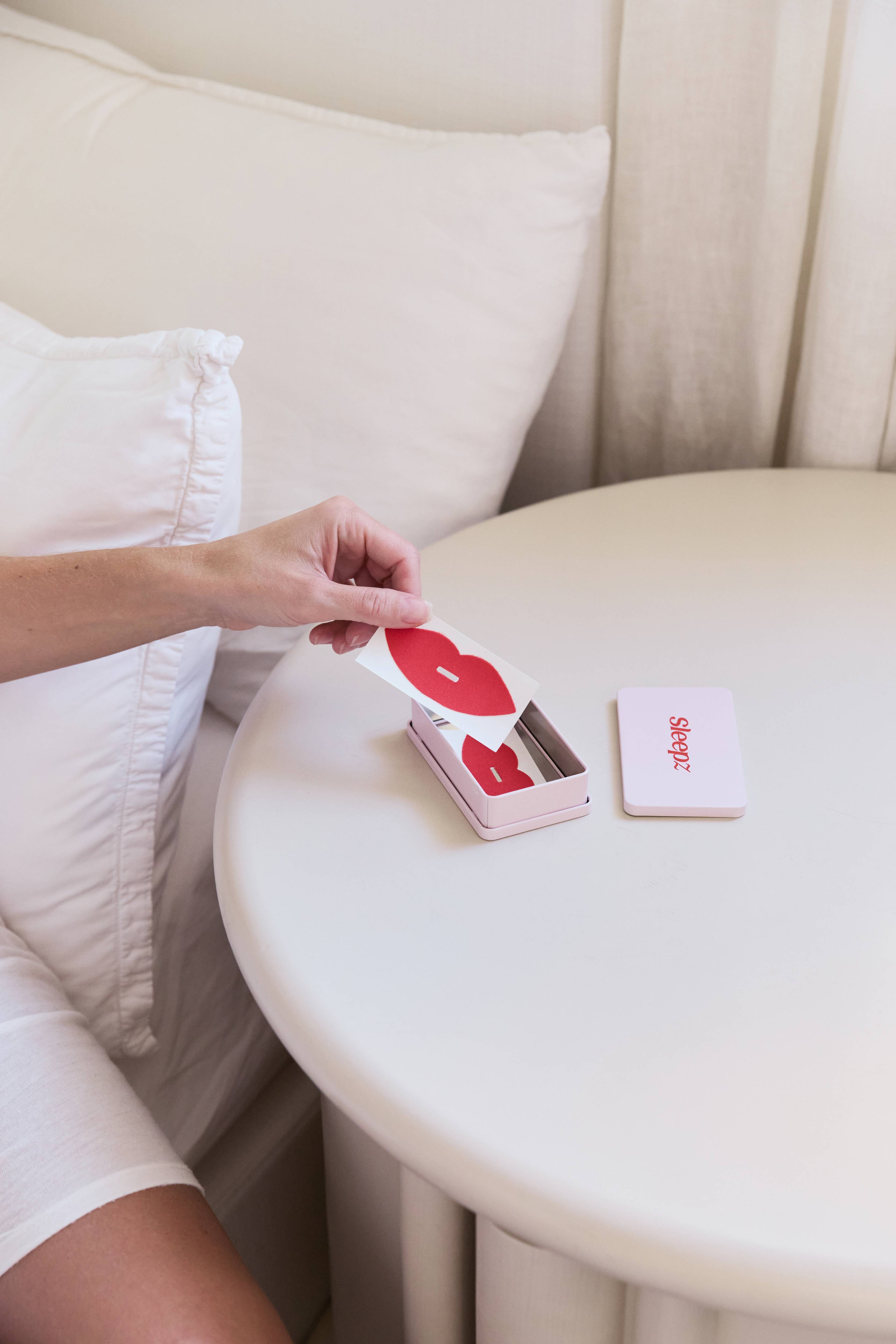 Red Beauty Mouth Tape Lips With Hydrating Collagen